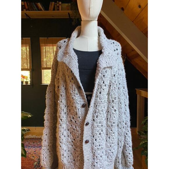 Vintage Crochet Cardigan - Picture 3 of 4